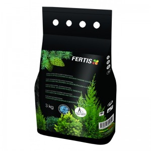Komplekss mēslojums skujkokiem un dekoratīviem augiem FERTIS, 3 kg