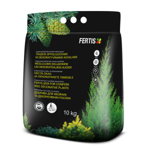 Komplekss mēslojums skujkokiem un dekoratīviem augiem FERTIS, 10 kg