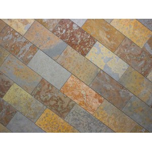 Slānekļa flīzes Multicolor, 30 x 60 x 1 cm, (1gab=0,18m2)