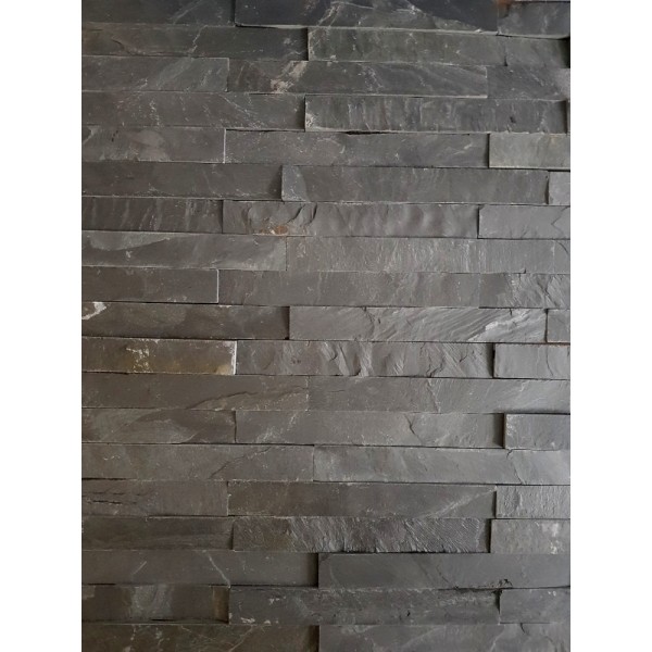 Akmens panelis "Black Matt" 15x60 cm, (1pak-0,81m2)