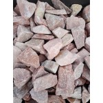 Sārtas kvarcīta šķembas, 5/8 mm, 20 kg