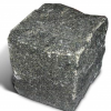 Granīta bruģakmens, melns, ~10 x 10 x 10 cm, kg 