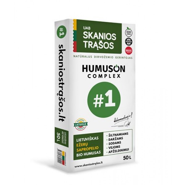Sapropeļa biohumuss HUMUSON COMPLEX, 50 l