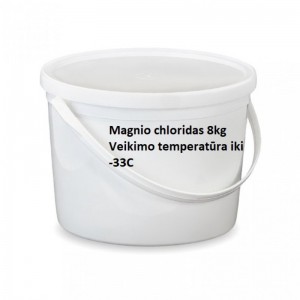 Tehniskais magnija hlorīds ledus kausēšanai (MgCl2), 8kg  (uz -33°C)